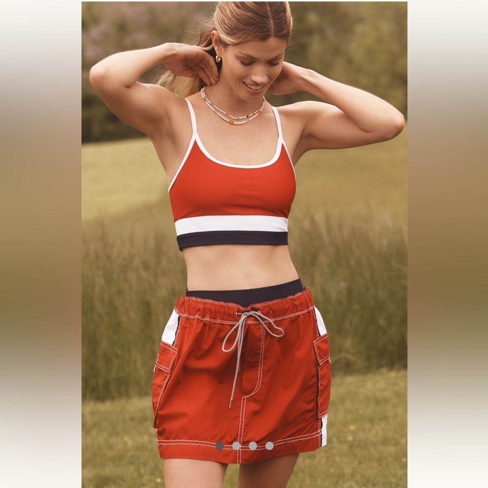 Anthropologie NWT Pilcro Boardshort Cargo Mini Skirt size XL.